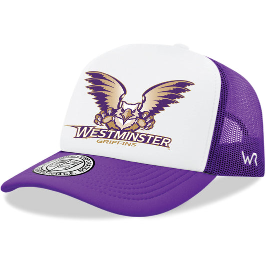 Westminster College Griffins Jumbo College Cap Hat - Purple