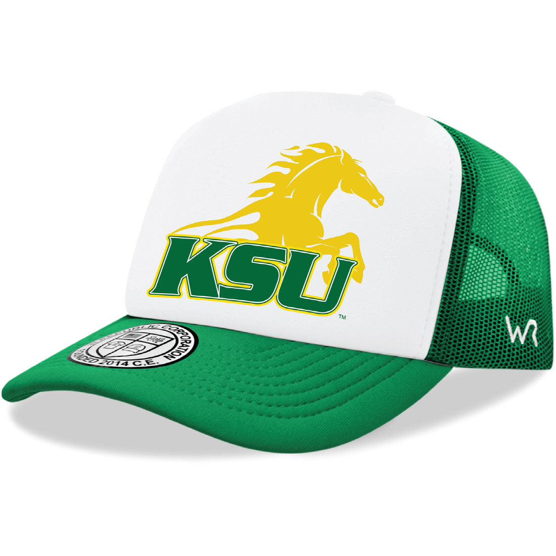 Kentucky State University Thorobreds Jumbo College Cap Hat - Kelly