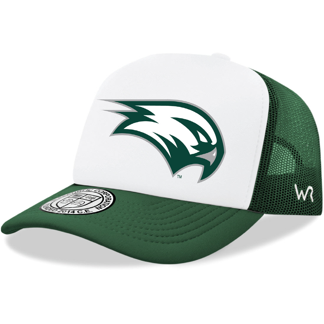 Wagner College Seahawks Jumbo College Cap Hat - Forest Green