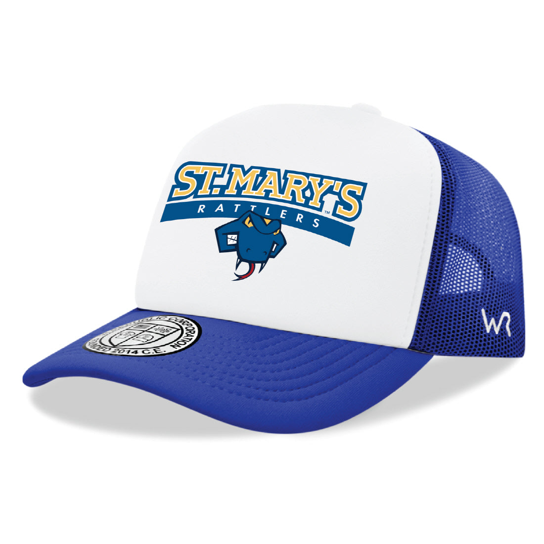 St. Mary's University Rattlers Jumbo College Cap Hat - Royal