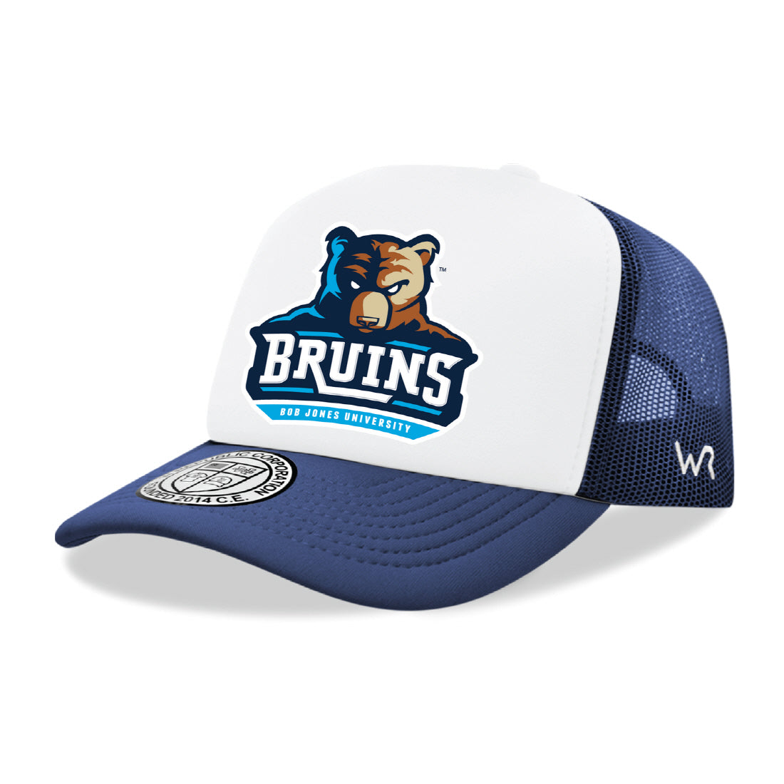 Bob Jones University Bruins Jumbo College Cap Hat - Navy