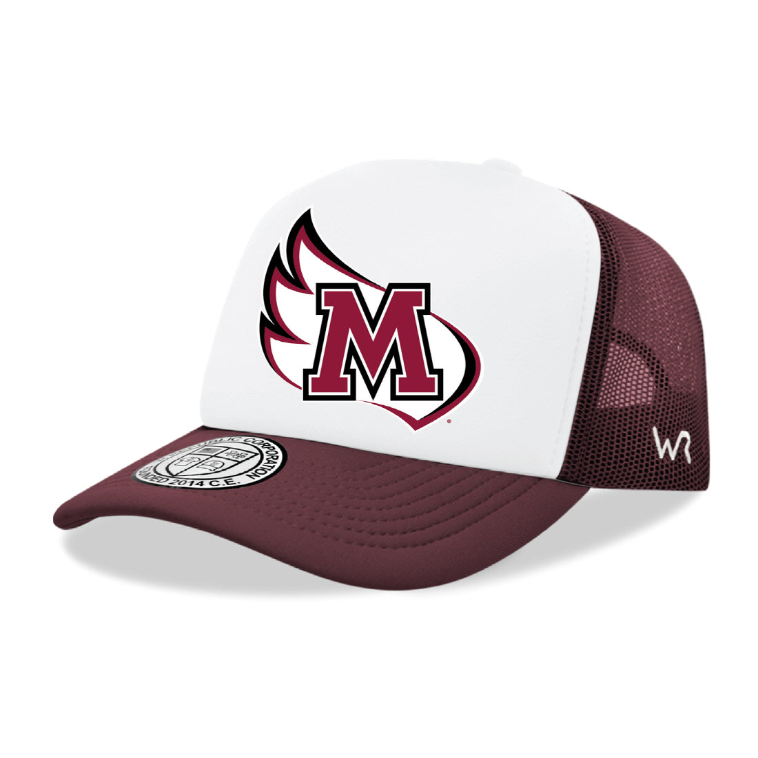 Meredith College Avenging Angels Jumbo College Cap Hat - Maroon