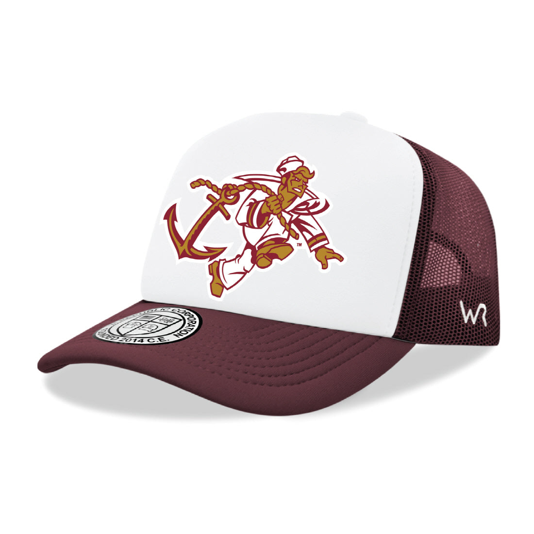 Rhode Island College Anchormen Jumbo College Cap Hat - Maroon