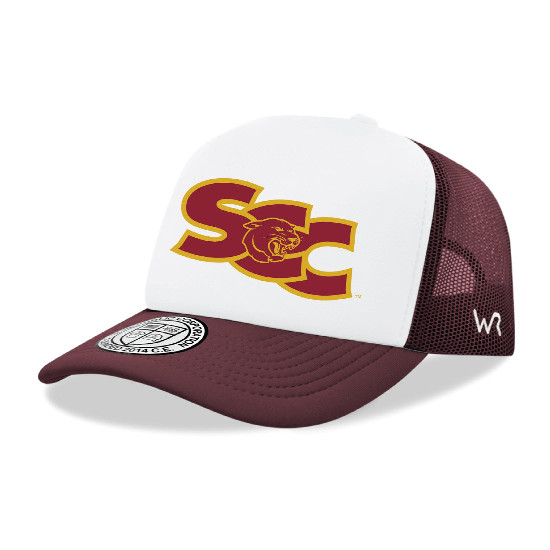 Sacramento City College Panthers Jumbo College Cap Hat - Maroon