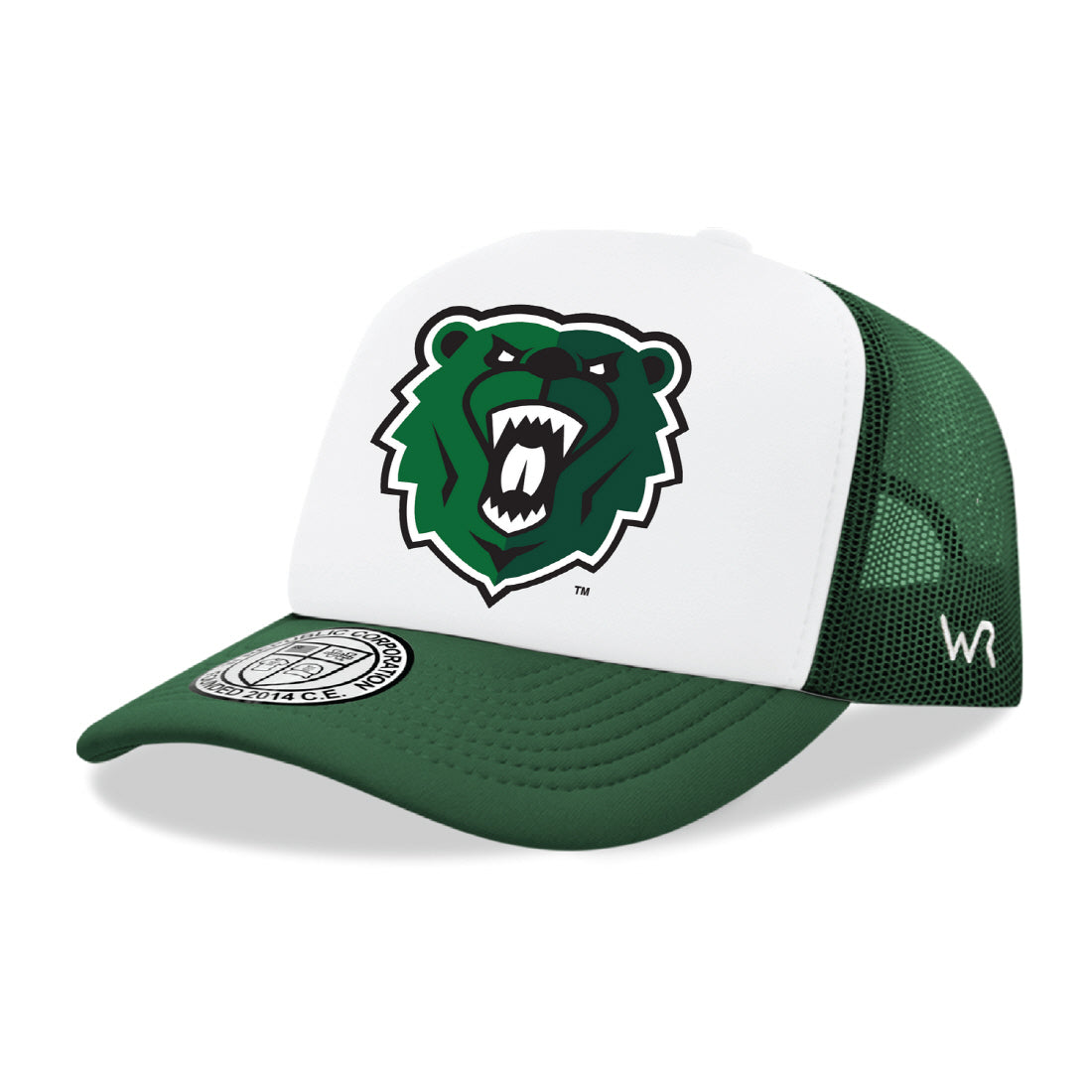 University of Wisconsin - Parkside Rangers Jumbo College Cap Hat - Forest Green