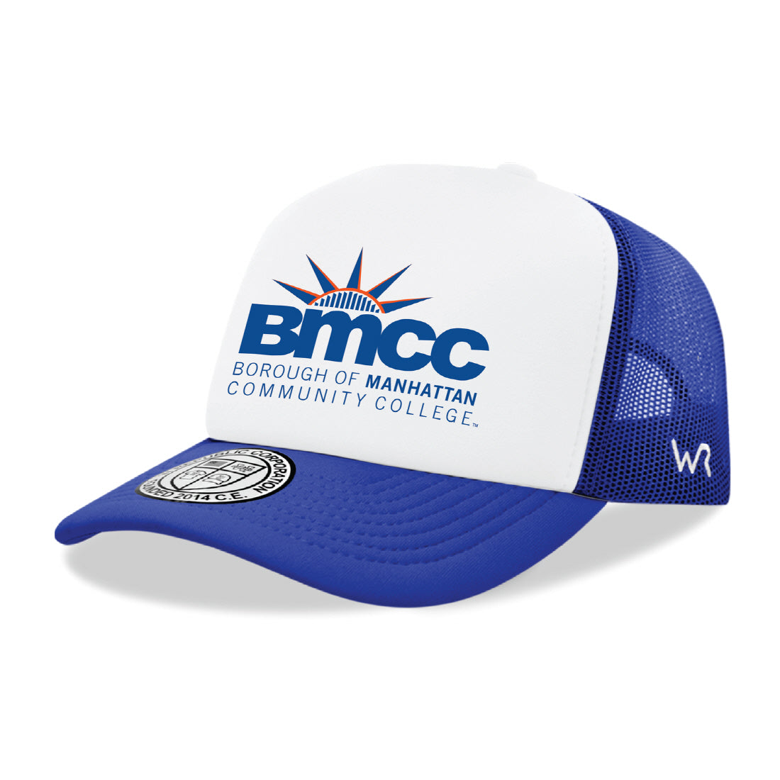 BMCC Panthers Jumbo College Cap Hat - Royal