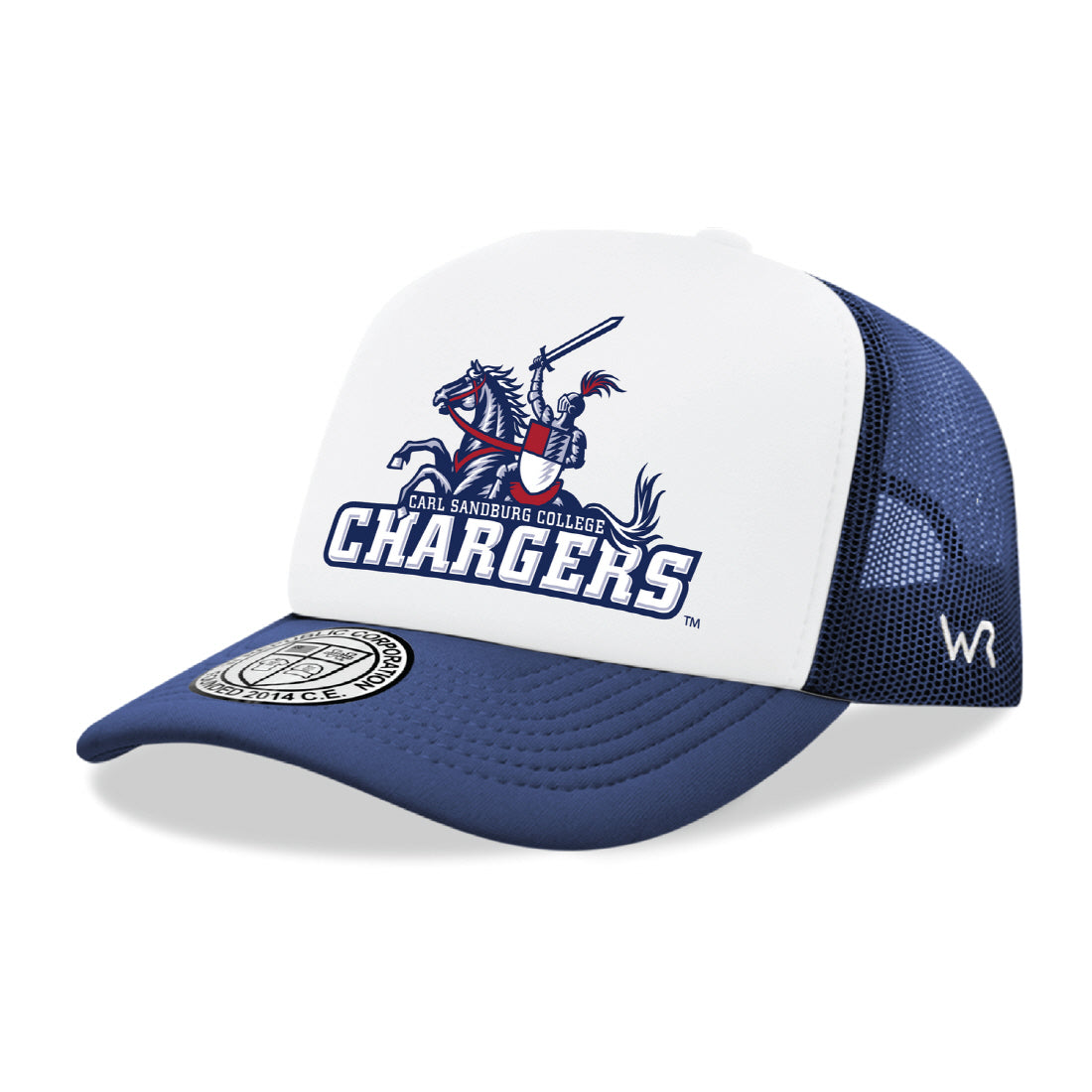 Sandburg Chargers Jumbo College Cap Hat - Navy