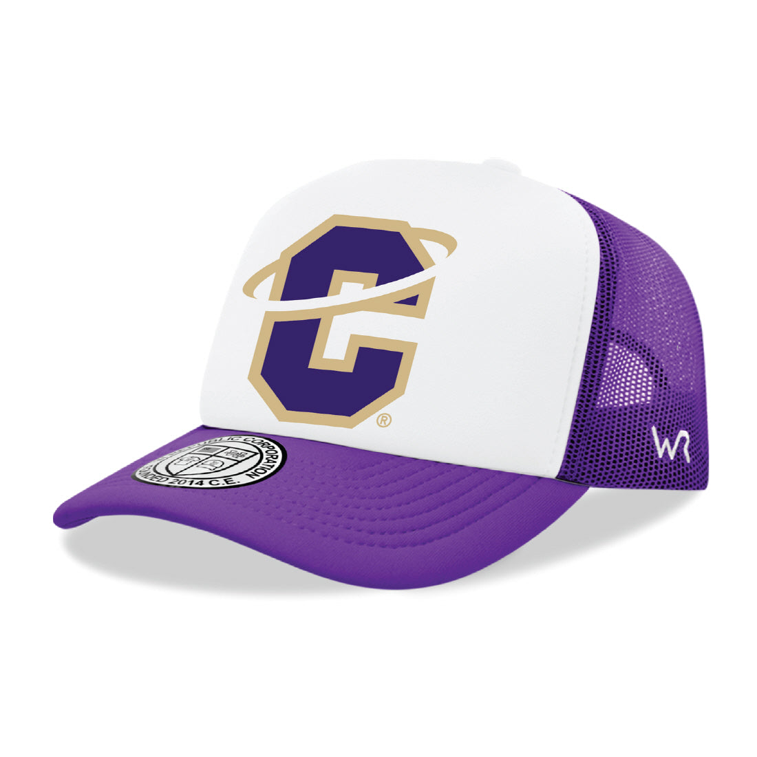 Carroll College Saints Jumbo College Cap Hat - Purple