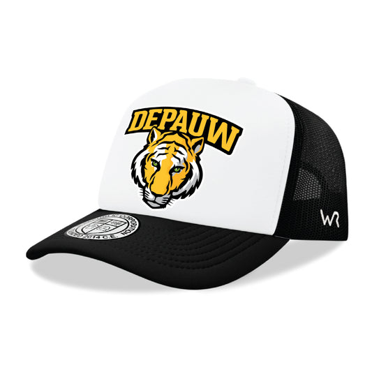 DePauw University Tigers Jumbo College Cap Hat - Black