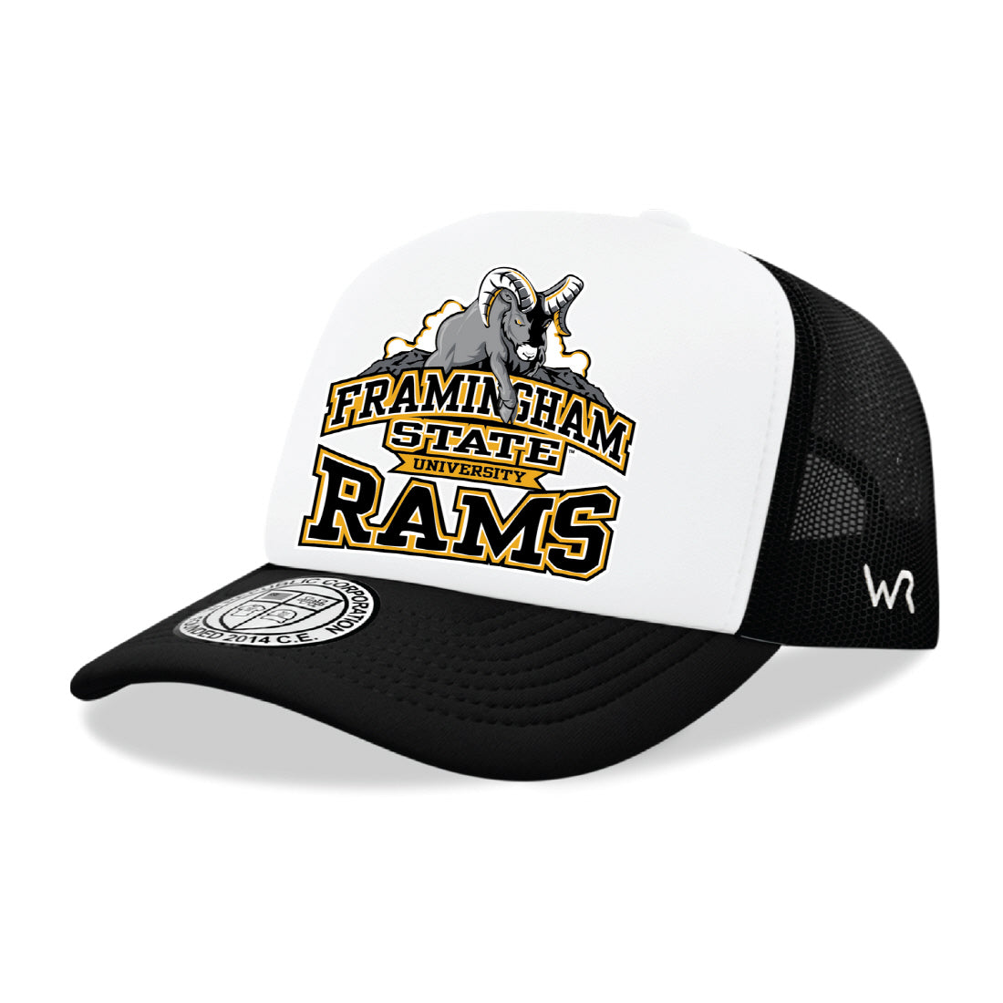 Framingham State University Rams Jumbo College Cap Hat - Black