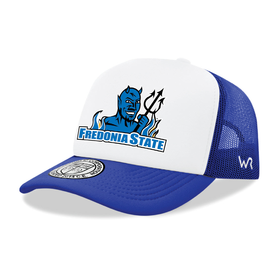 Fredonia Blue Devils Jumbo College Cap Hat - Royal