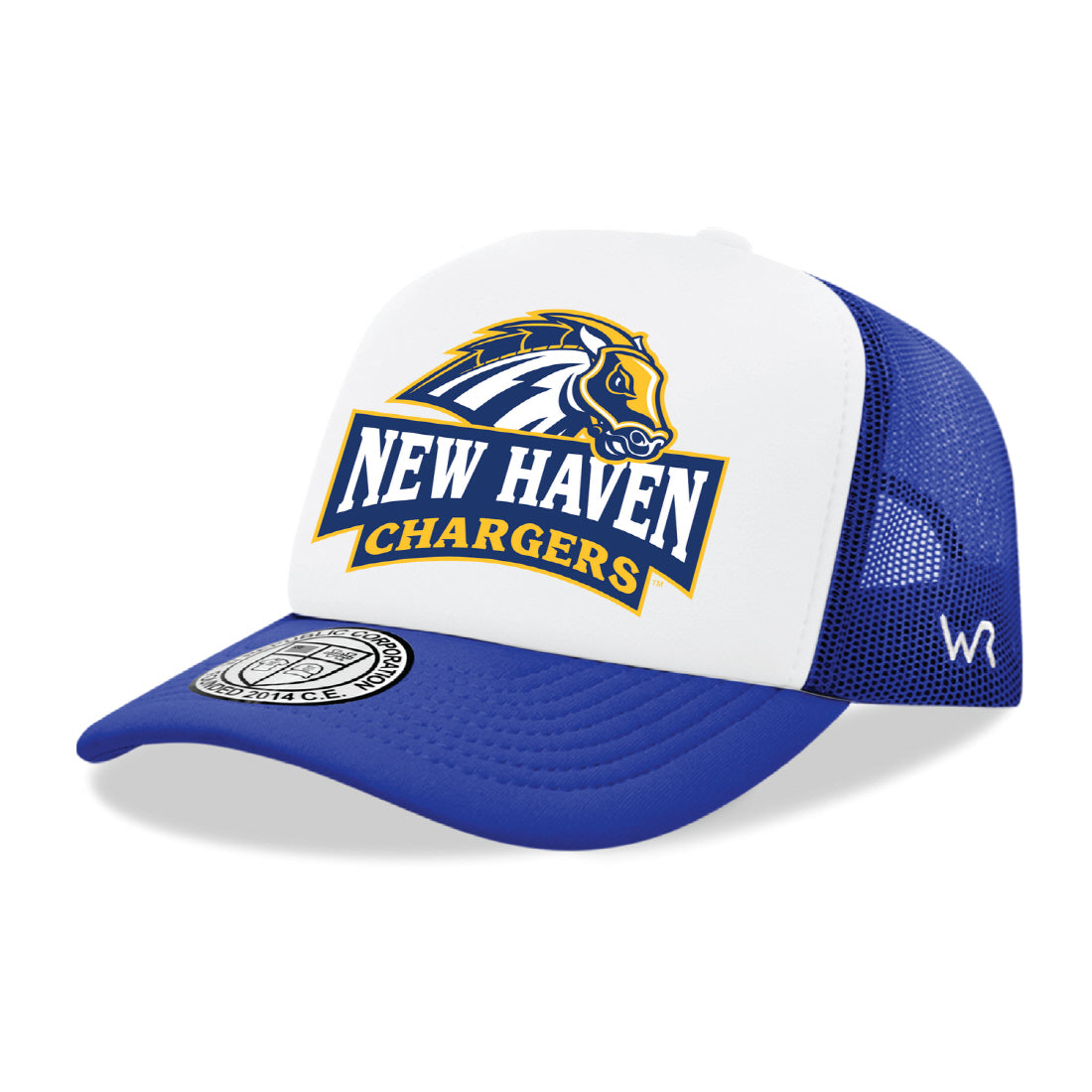 New Haven Chargers Jumbo College Cap Hat - Royal