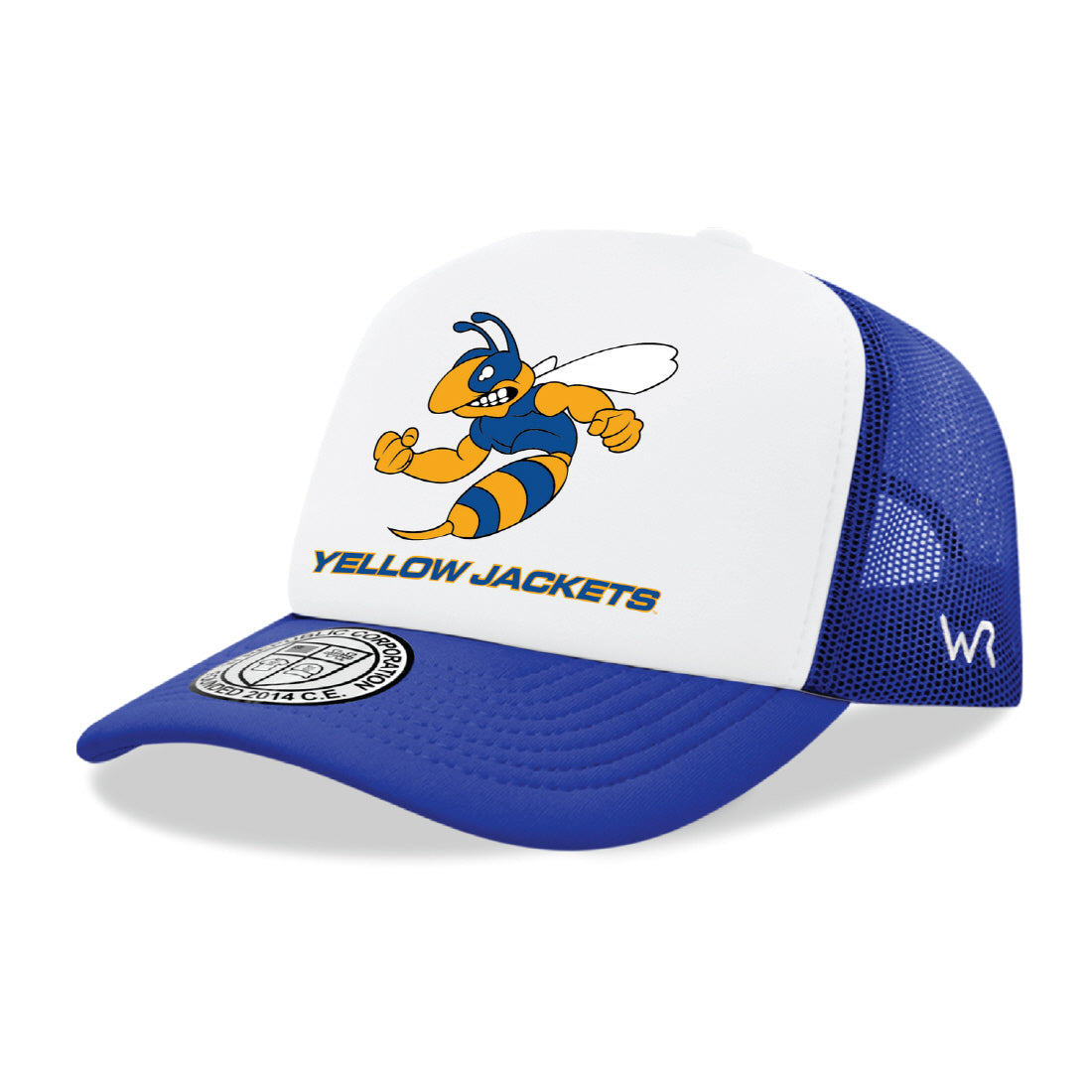 NY City Tech Yellow Jackets Jumbo College Cap Hat - Royal