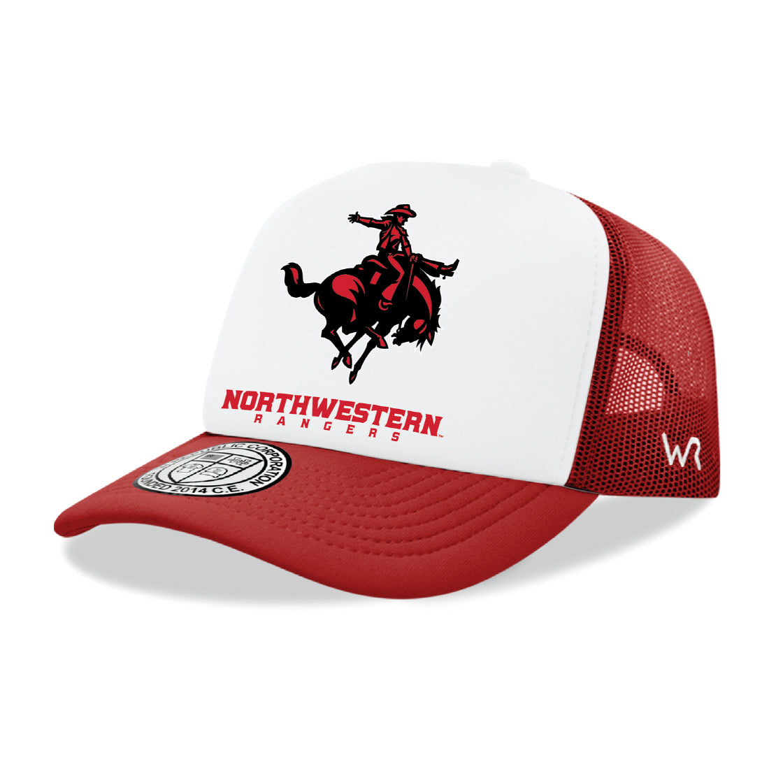 Northwestern Oklahoma State Rangers Jumbo College Cap Hat - Red