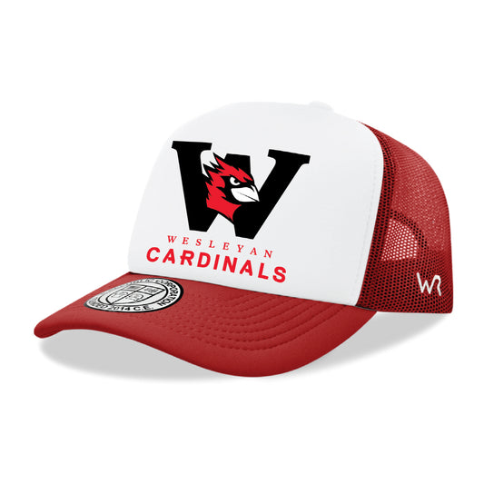 Wesleyan Cardinals Jumbo College Cap Hat - Red