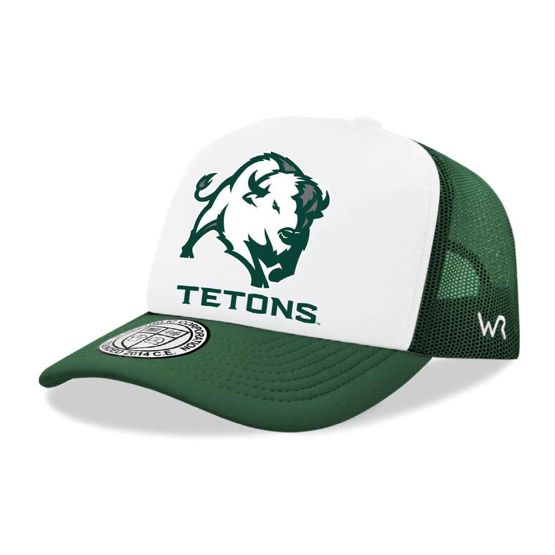 Williston State Tetons Jumbo College Cap Hat - Forest Green