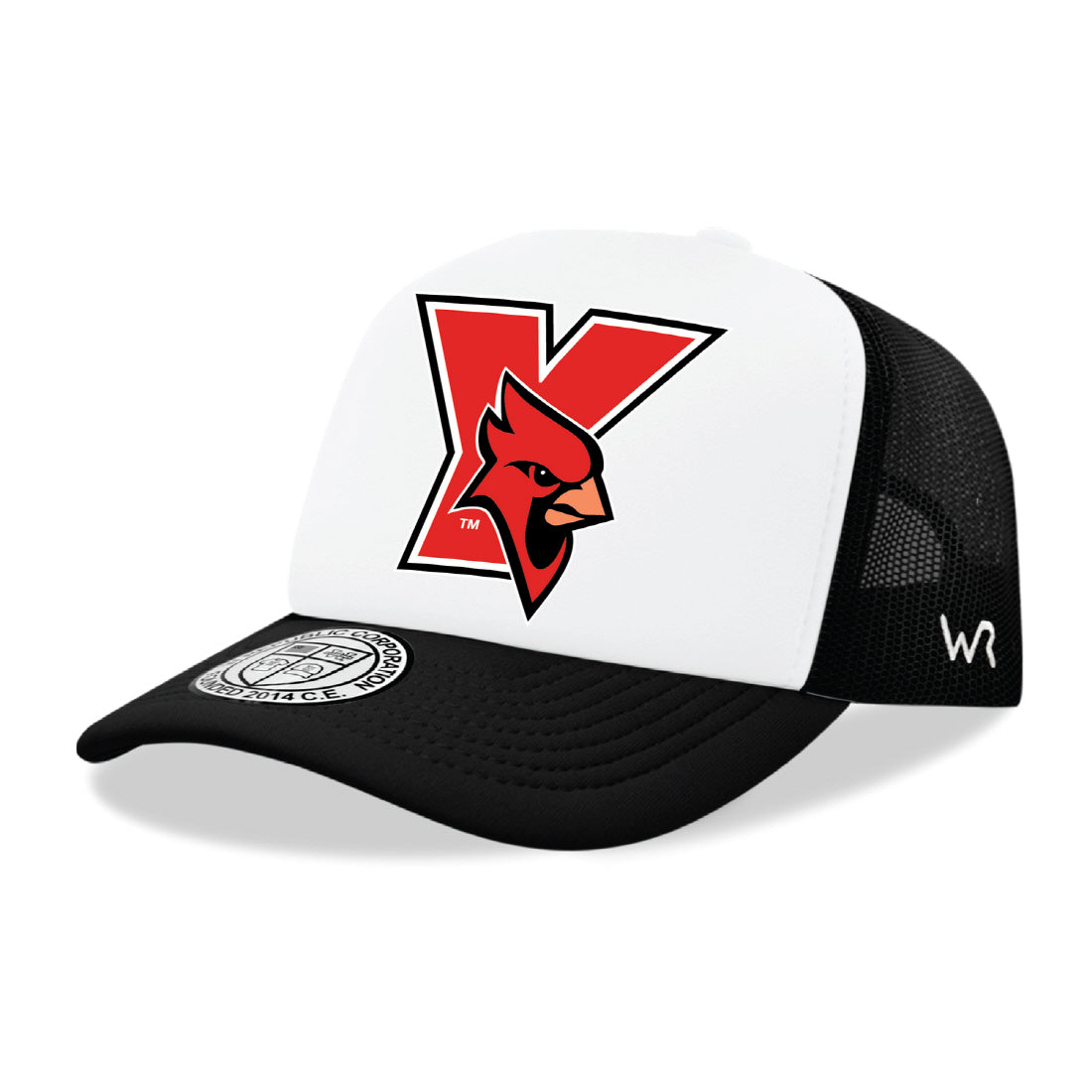 York College Cardinals Jumbo College Cap Hat - Black