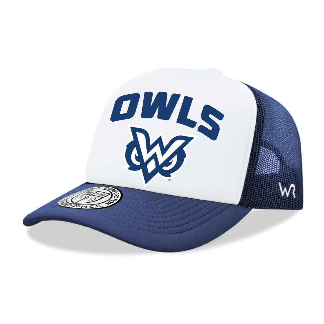 The W Owls Jumbo College Cap Hat - Navy