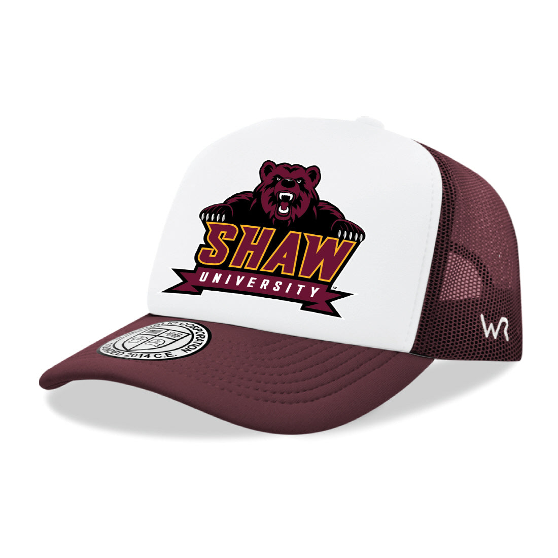 Shaw University Bears Jumbo College Cap Hat - Maroon