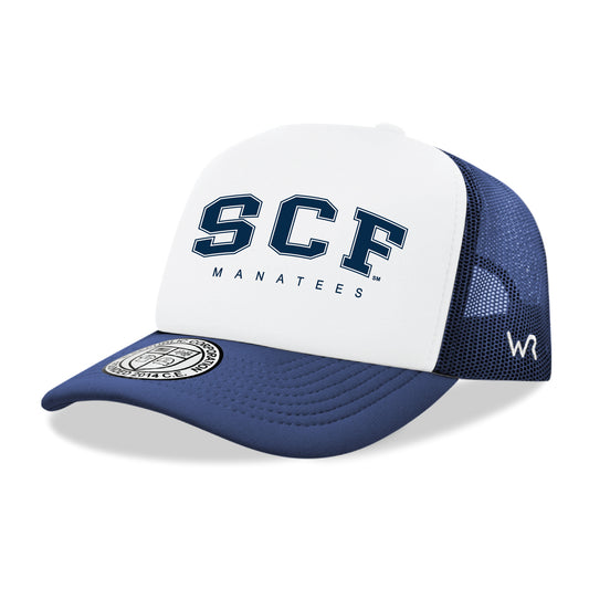 State College of Florida Manatee Practice College Cap Hat - Navy