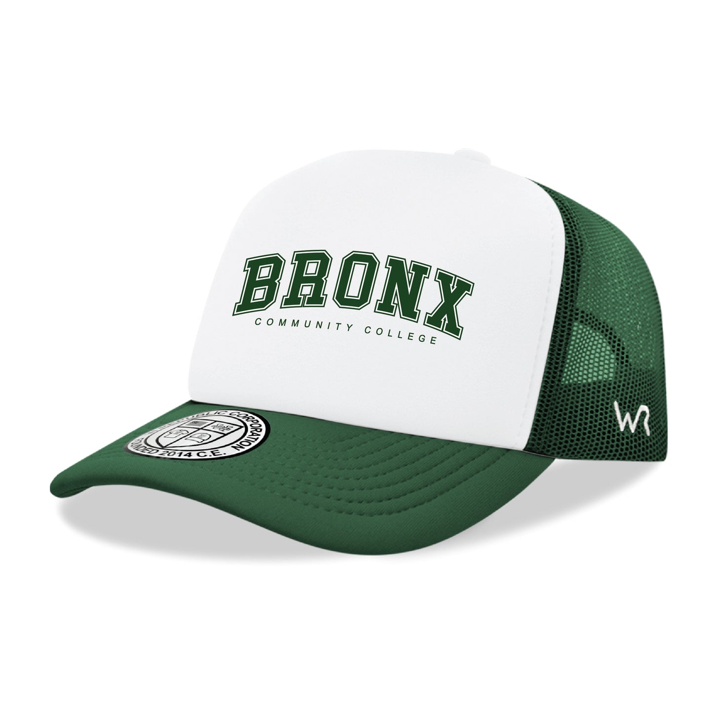 Bronx CC Broncos Practice College Cap Hat - Forest Green