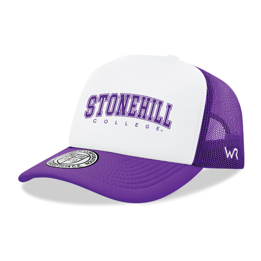 Stonehill College Skyhawks Practice College Cap Hat - Purple