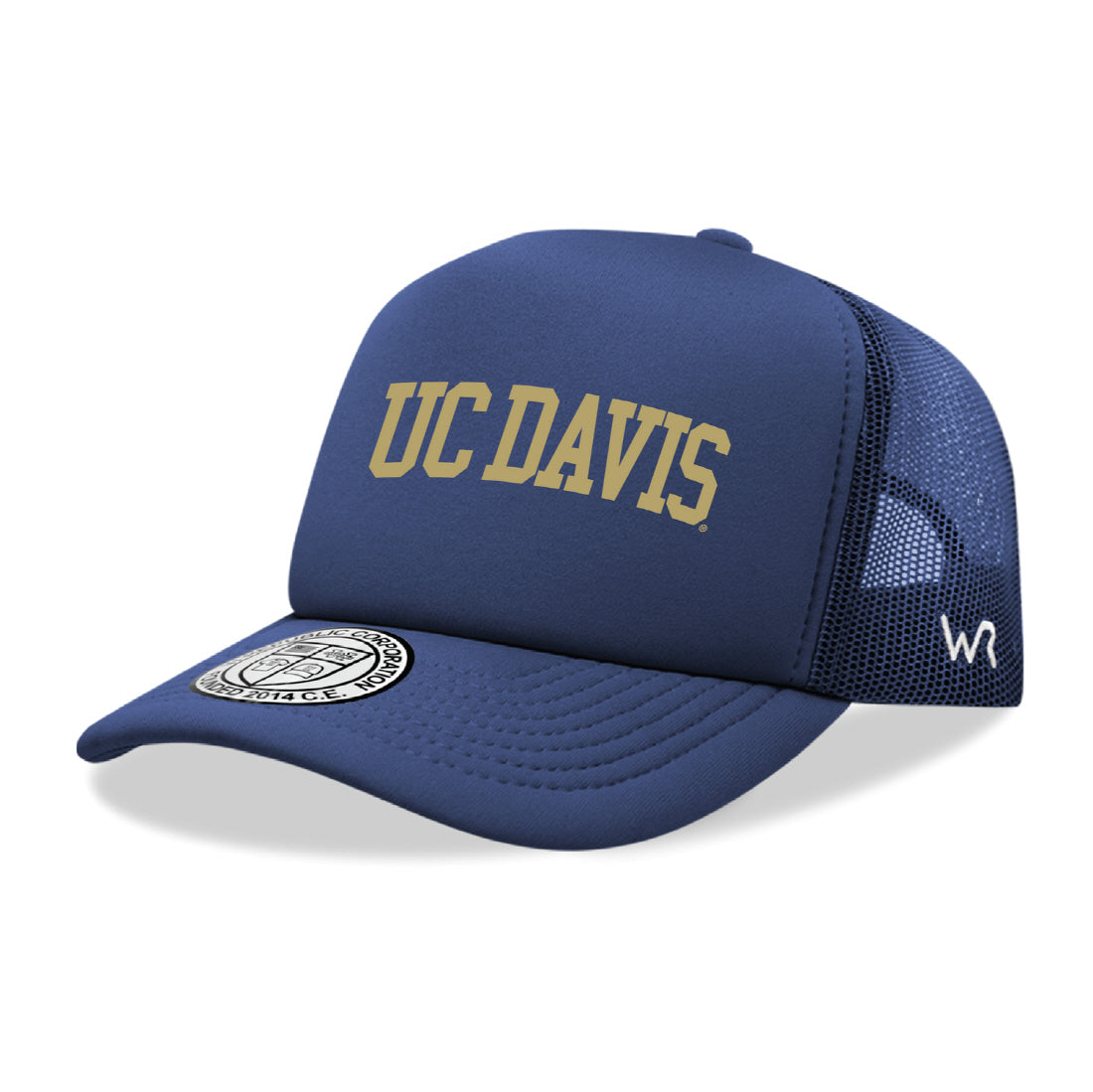 UC Davis University of California Aggies Game Day Printed Hat - Navy