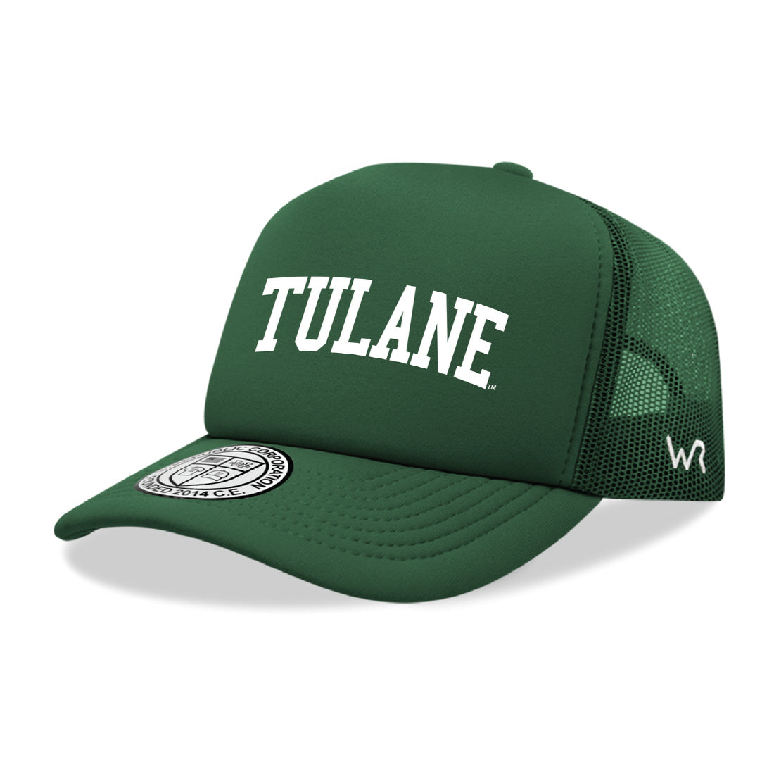 Tulane University Green Wave Game Day Printed Hat - Forest Green