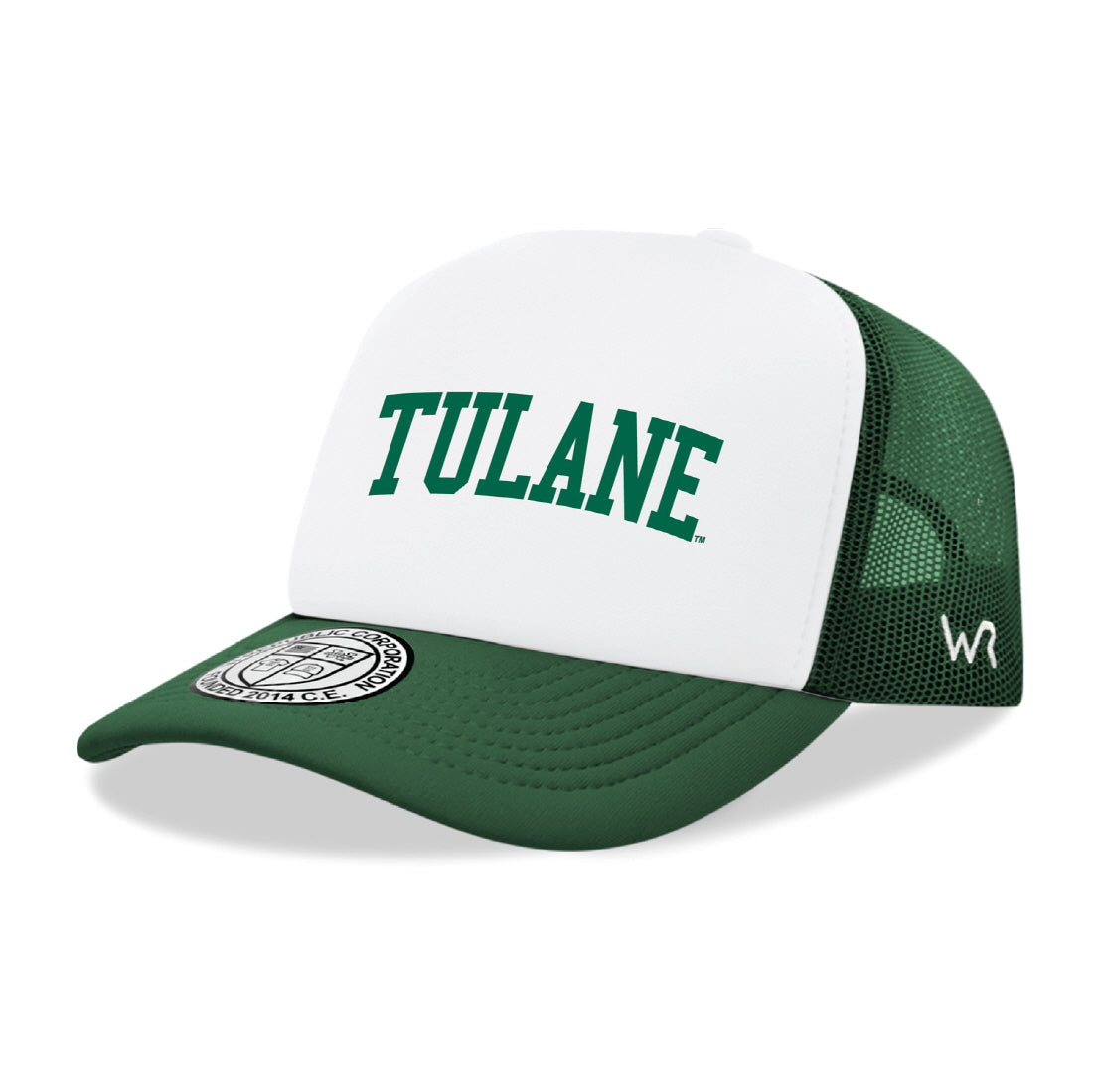 Tulane University Green Wave Game Day Printed Hat - Forest Green