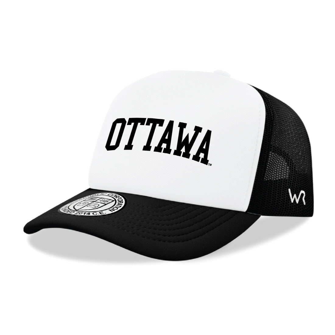 Ottawa University Braves Game Day Printed Hat - White