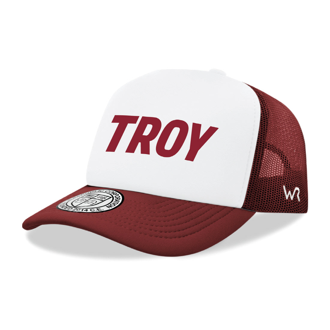 Troy University Trojans Game Day Printed Hat - White