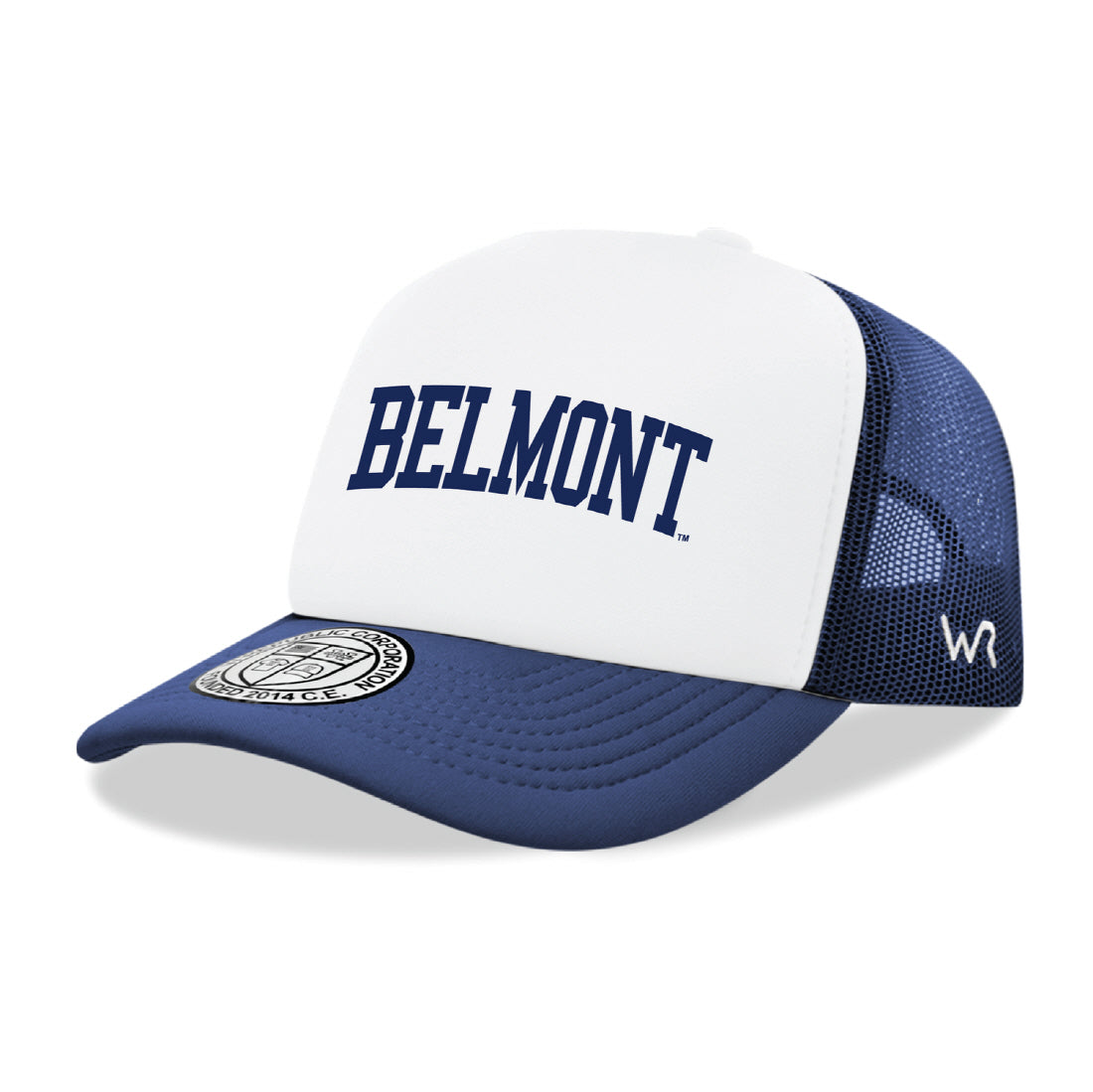 Belmont State University Bruins Game Day Printed Hat - White