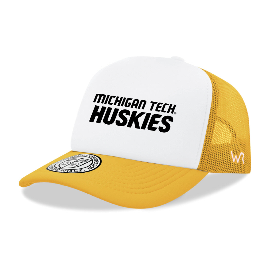 Michigan Technological University Huskies Game Day Printed Hat - Black