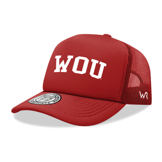 Western Oregon University Wolves Game Day Printed Hat - Red