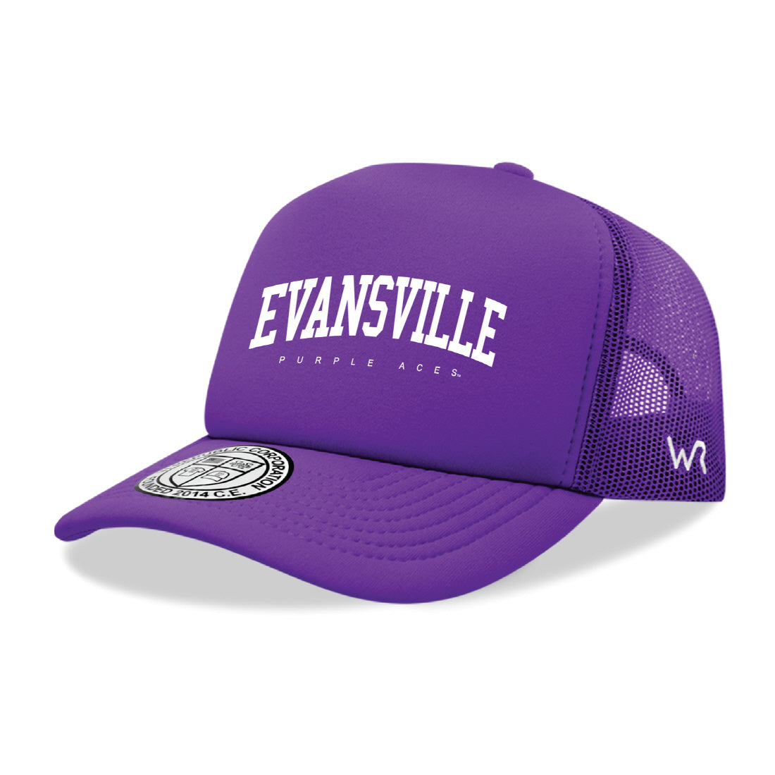 University of Evansville Purple Aces Game Day Printed Hat - Purple