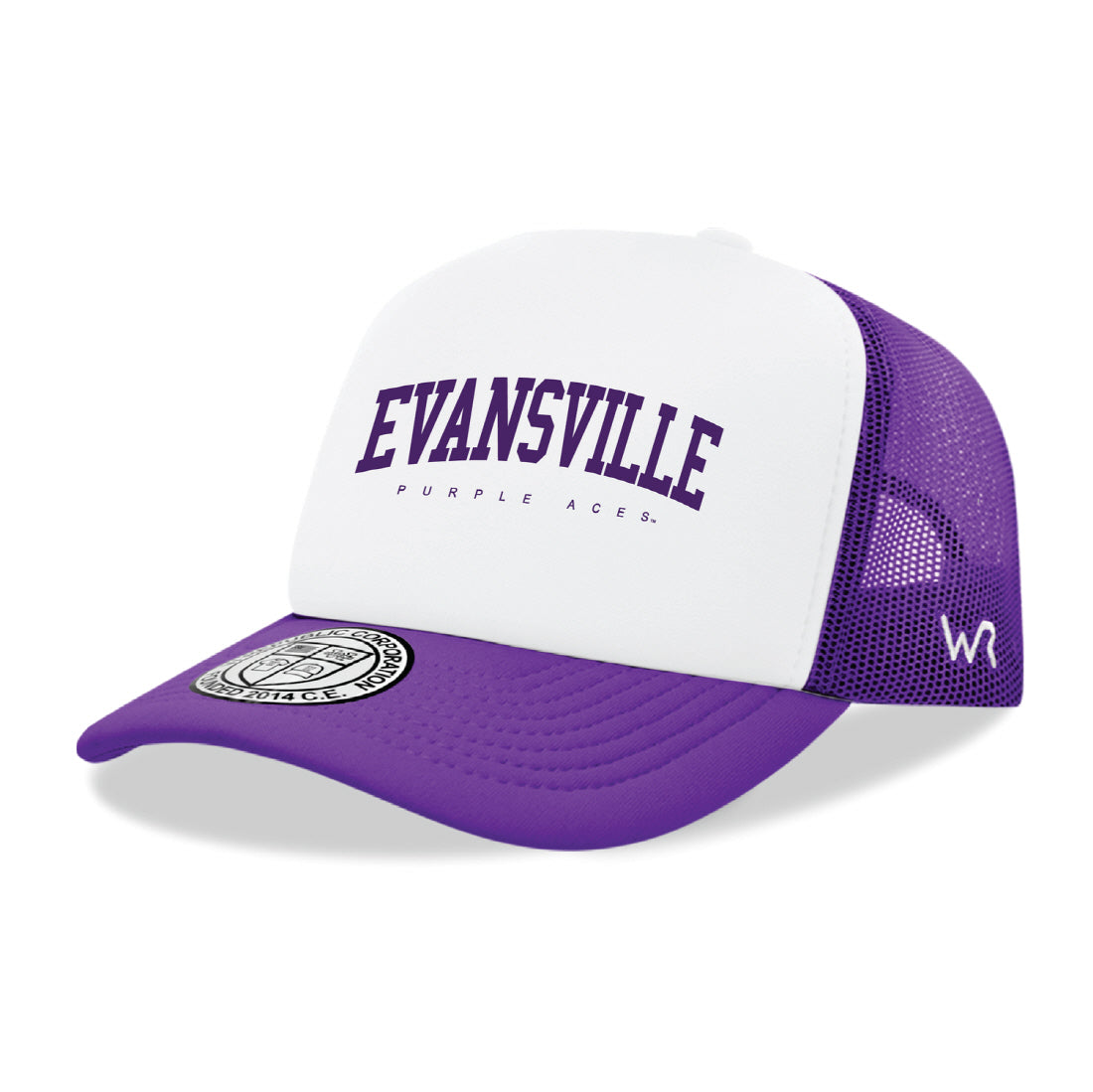 University of Evansville Purple Aces Game Day Printed Hat - Purple