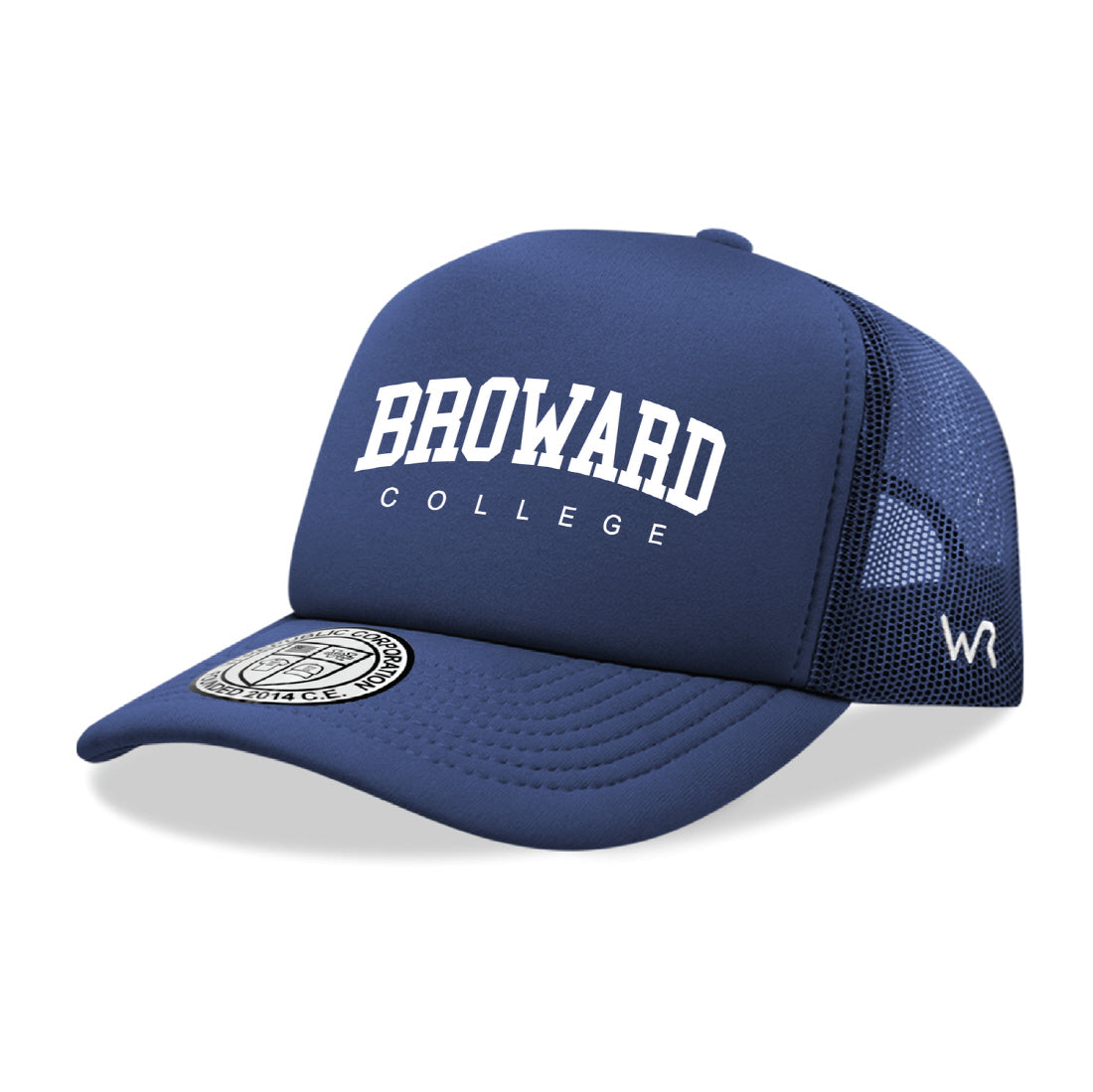 Brooklyn College Bulldogs Game Day Printed Hat - White