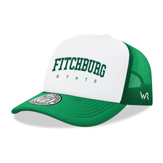 Fitchburg State University Falcons Game Day Printed Hat - White