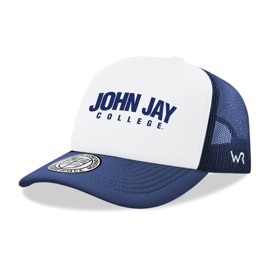 John Jay College Bloodhounds Game Day Printed Hat - White