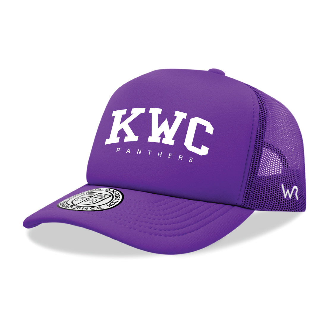 Kansas Wesleyan Coyotes Game Day Printed Hat - White