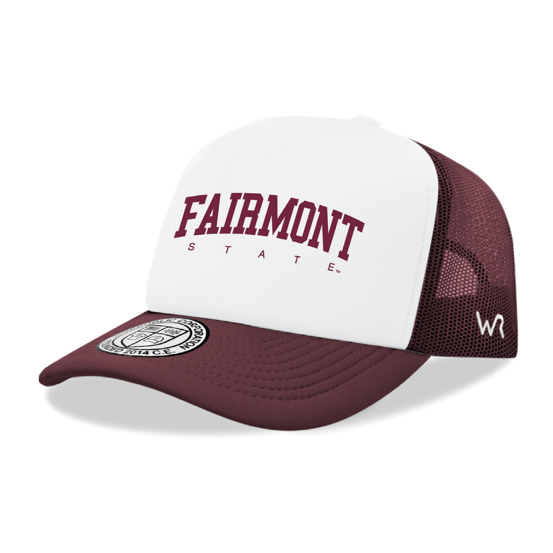 Fairmont State Falcons Game Day Printed Hat - White