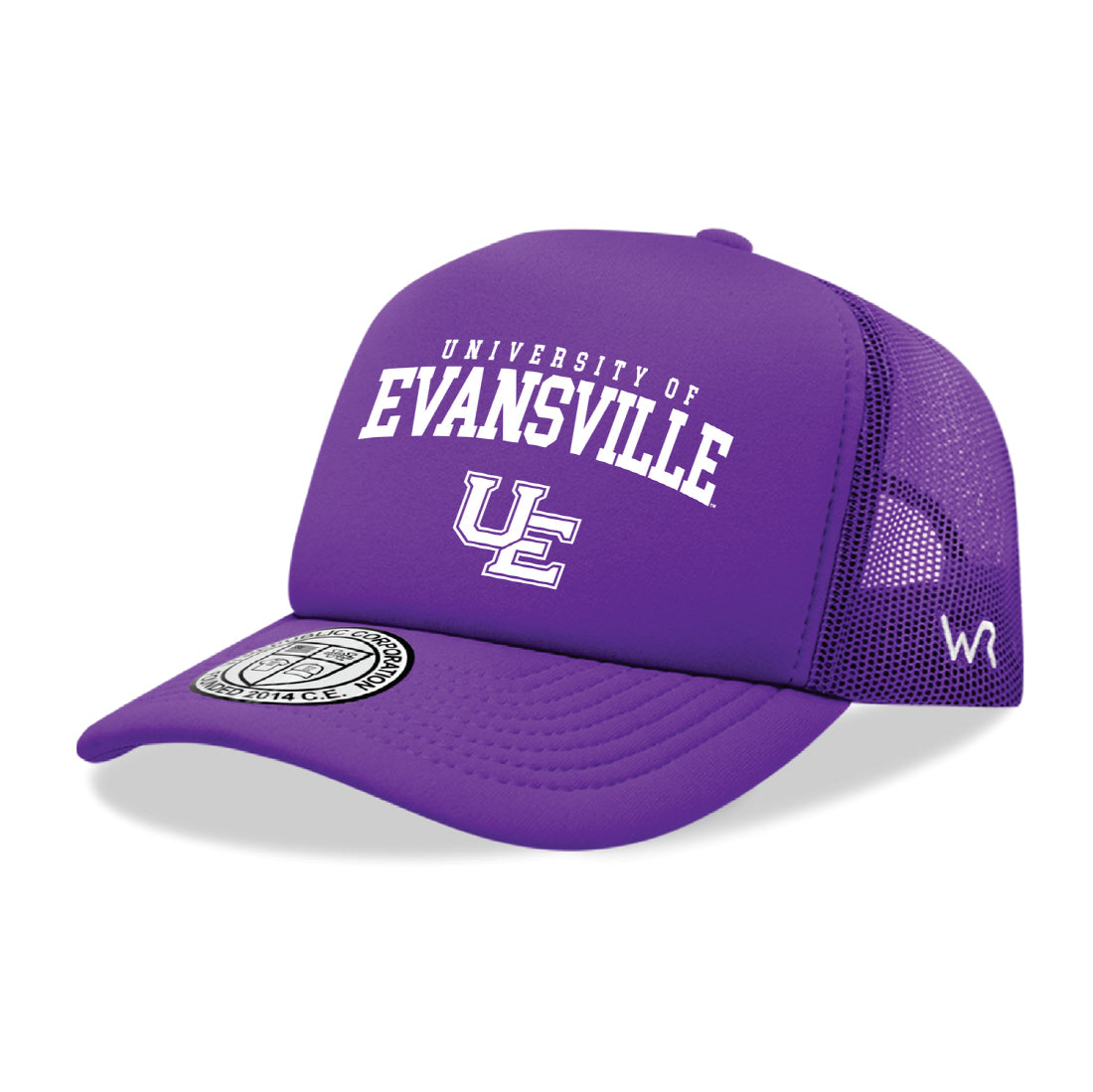 University of Evansville Purple Aces Seal Hat