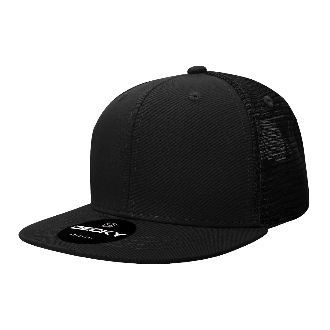 1052-6 Panel High Profile Structured Acrylic/Polyester Trucker - 100 PCS