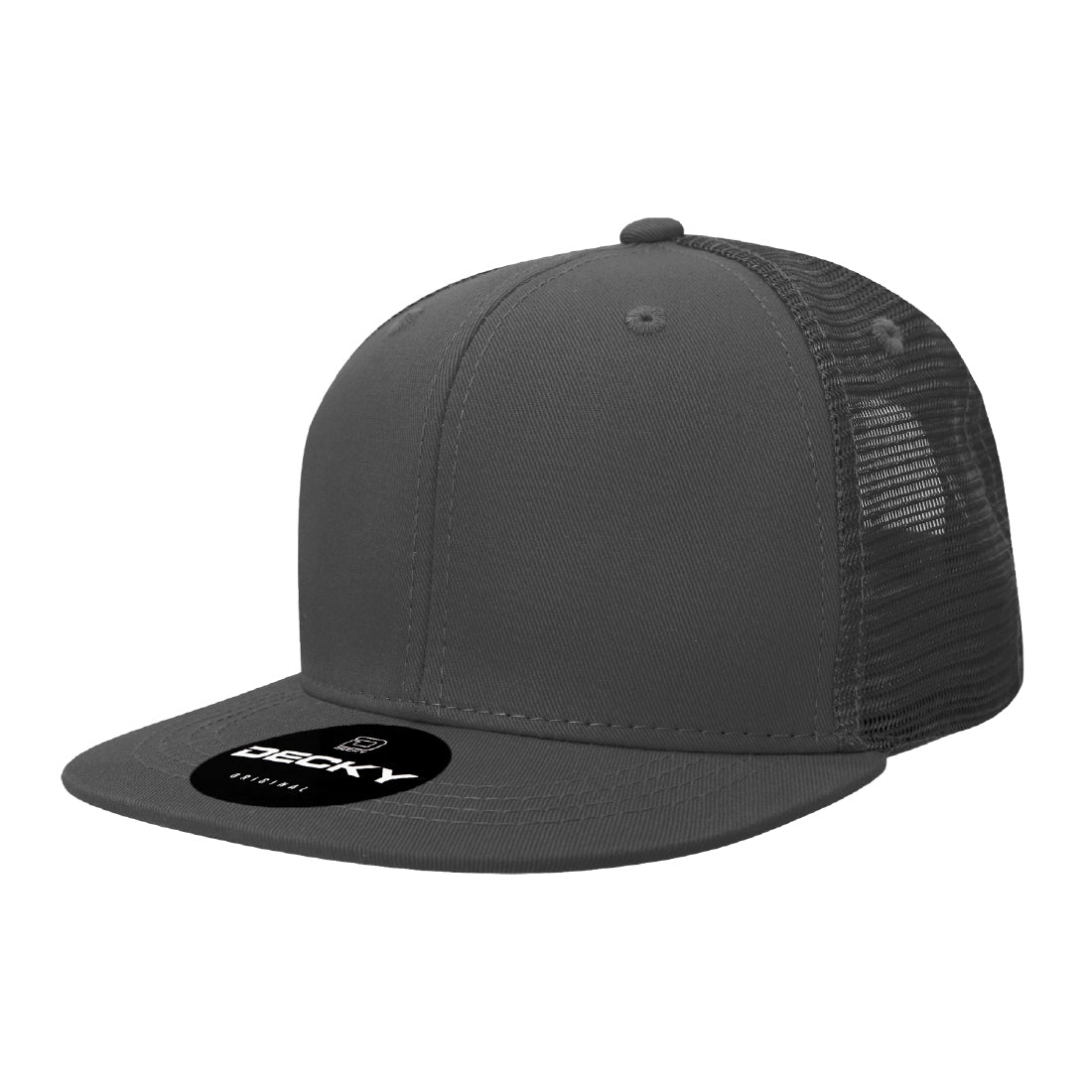 1052-6 Panel High Profile Structured Acrylic/Polyester Trucker - 100 PCS