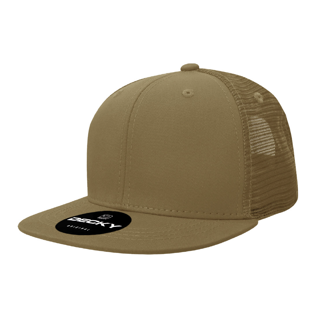1052-6 Panel High Profile Structured Acrylic/Polyester Trucker - 100 PCS