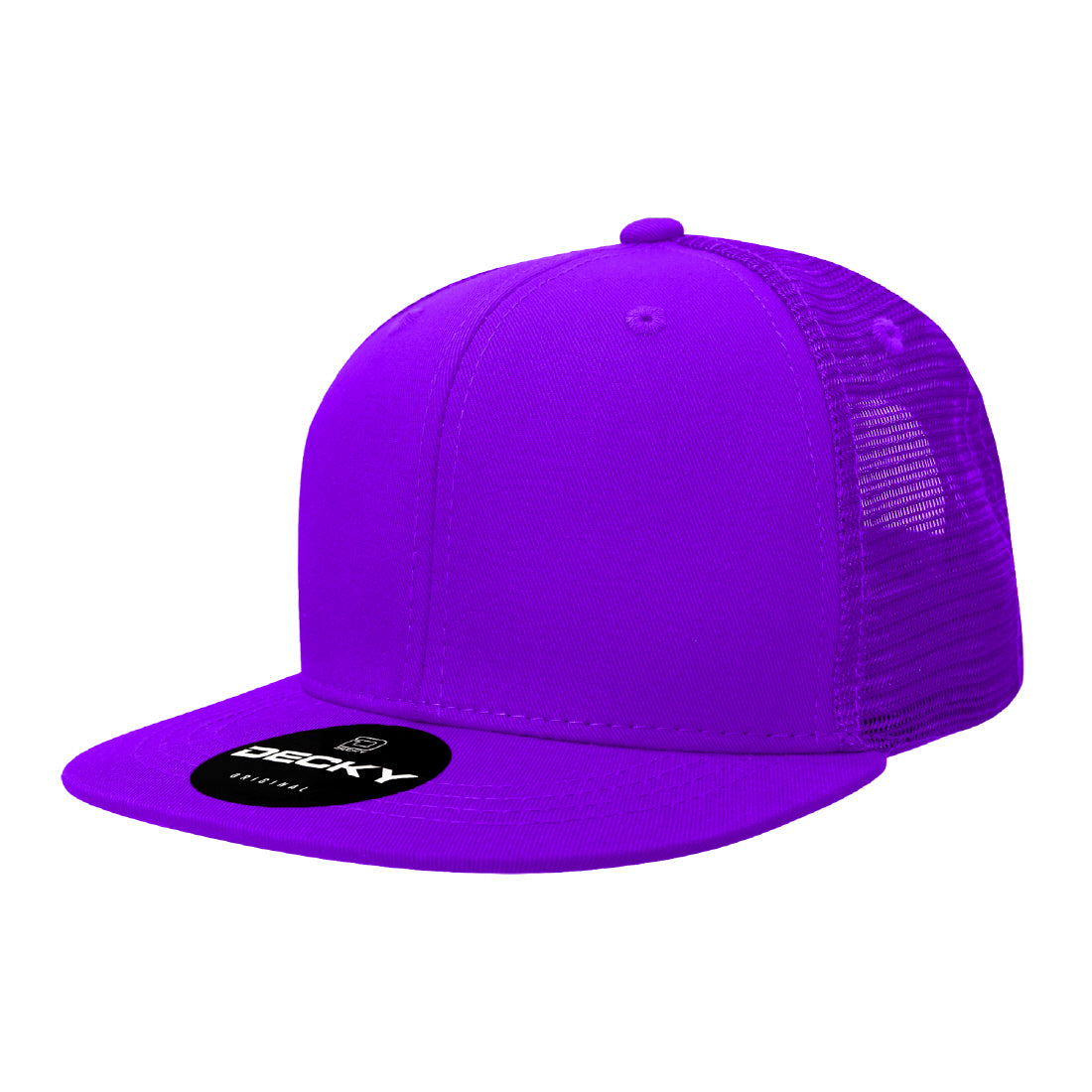1052-6 Panel High Profile Structured Acrylic/Polyester Trucker - 100 PCS