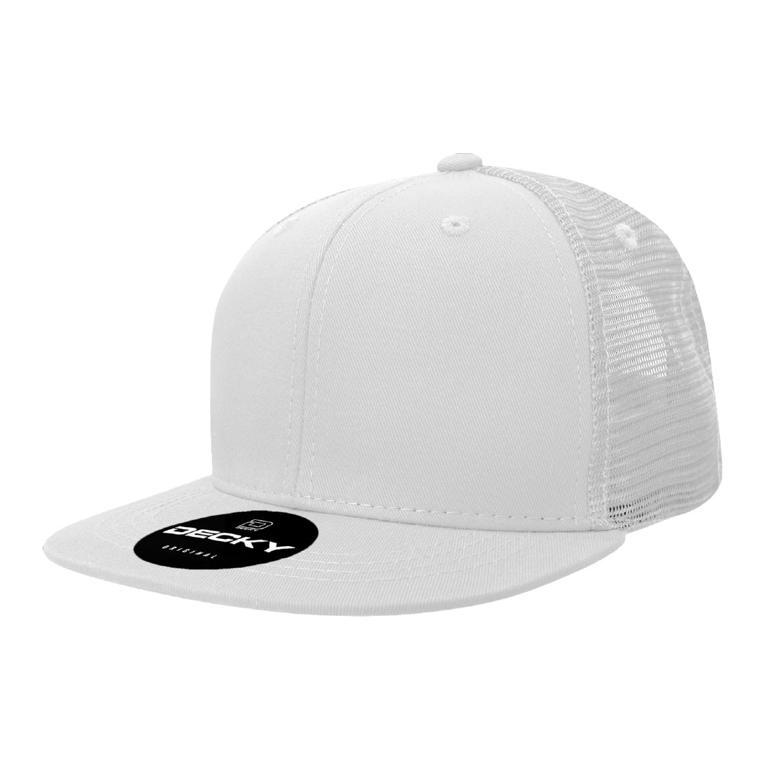 1052-6 Panel High Profile Structured Acrylic/Polyester Trucker - 100 PCS