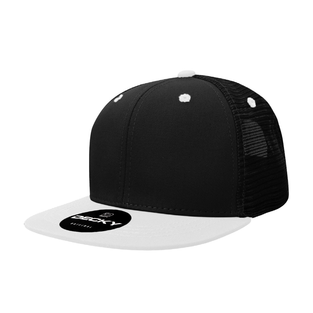1052-6 Panel High Profile Structured Acrylic/Polyester Trucker - 100 PCS