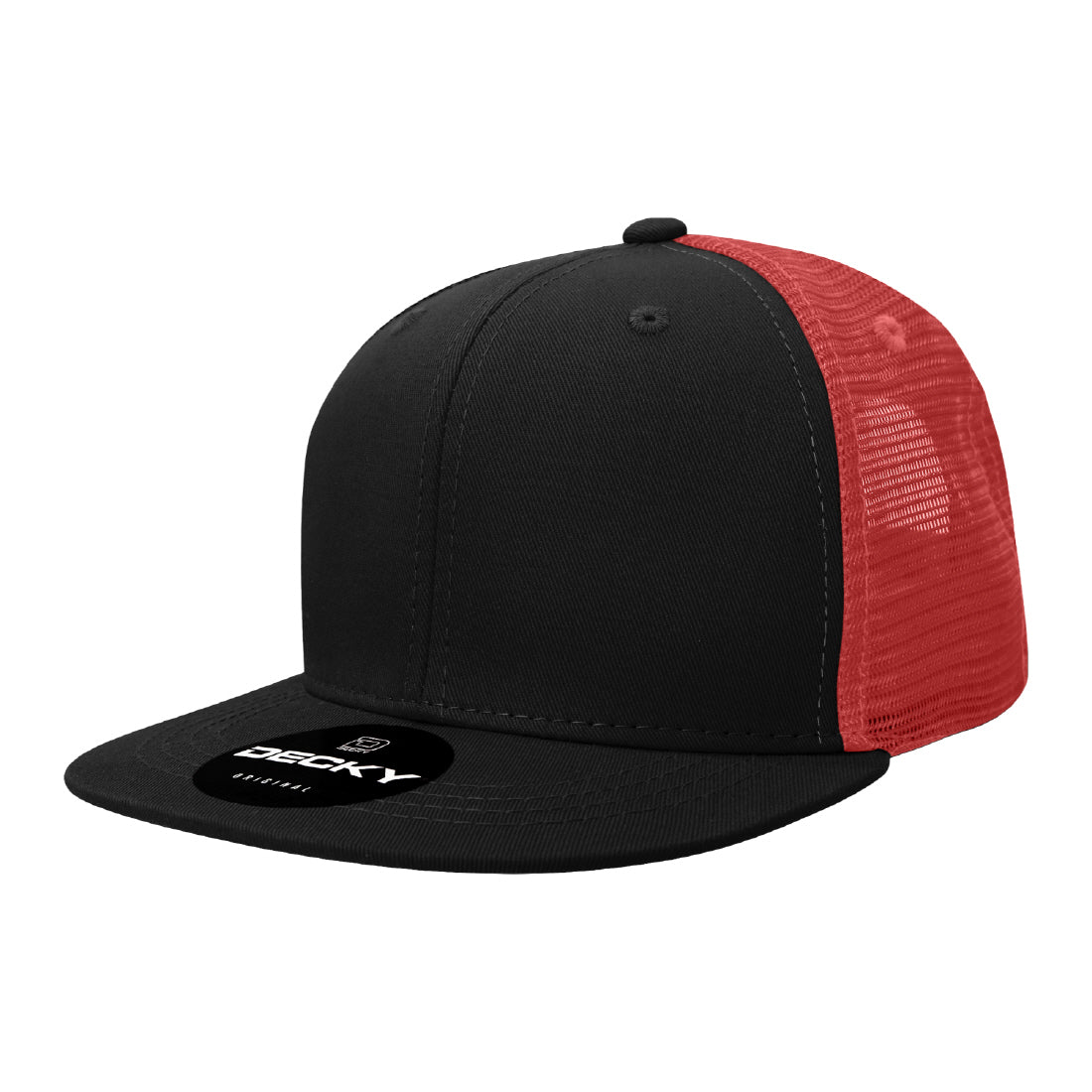 1052-6 Panel High Profile Structured Acrylic/Polyester Trucker - 100 PCS