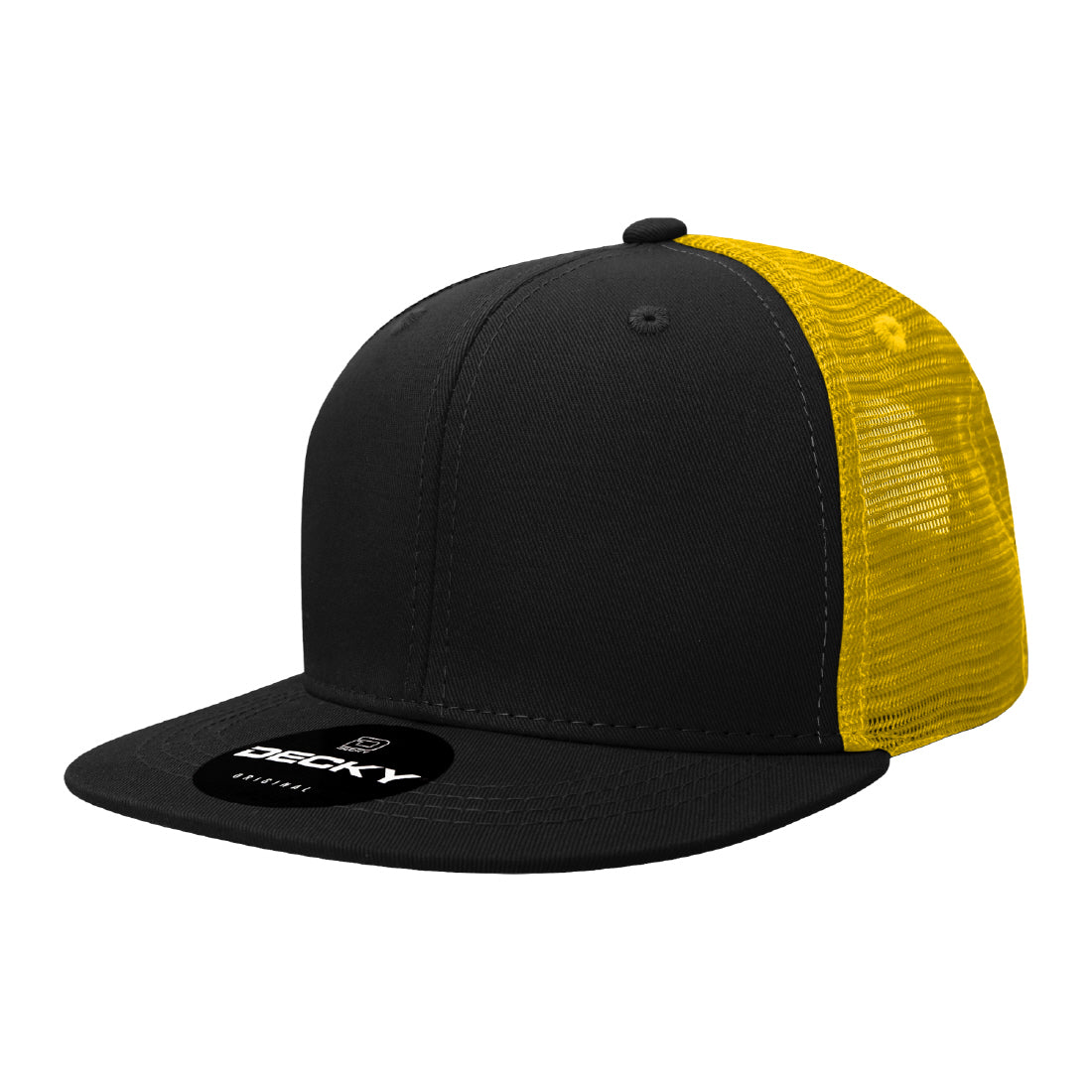 1052-6 Panel High Profile Structured Acrylic/Polyester Trucker - 100 PCS